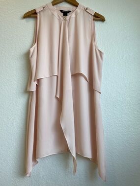 White House Black Market • Blush Pink Blouse • Large